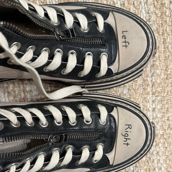 Rebecca White leather platform Sneakers - Picture 5 of 7